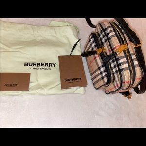 Authentic Burberry camera shoulder chain bag